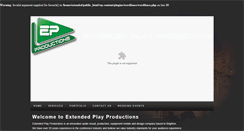 Desktop Screenshot of extendedplayproductions.com
